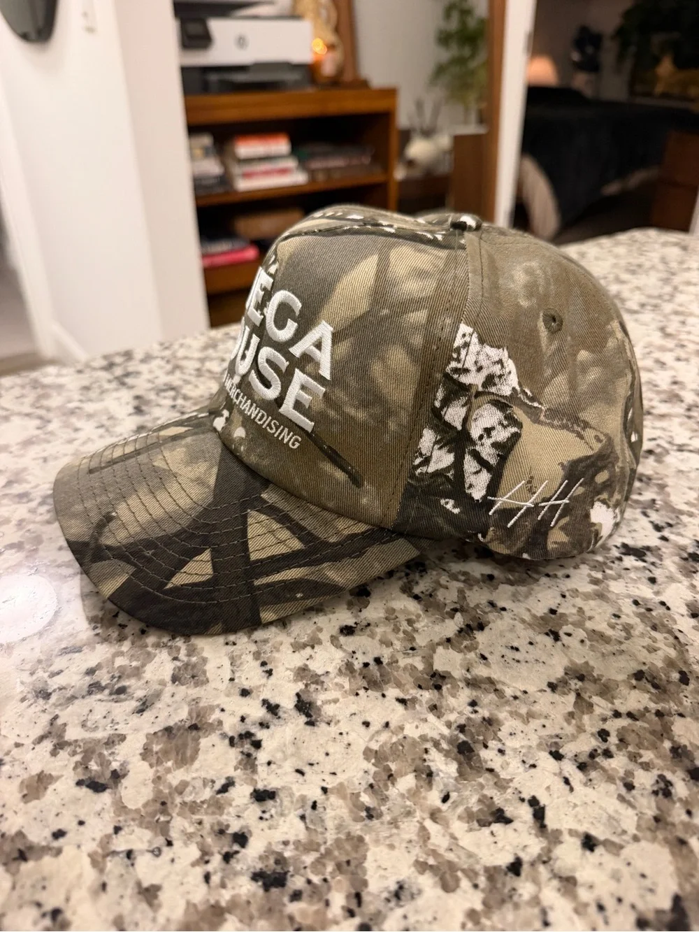 Huega House camo baseball